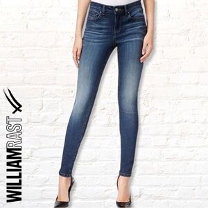 WILLIAM Rast Ultra Skinny Low Rise Jeans Size 27 Medium Wash Blue Denim